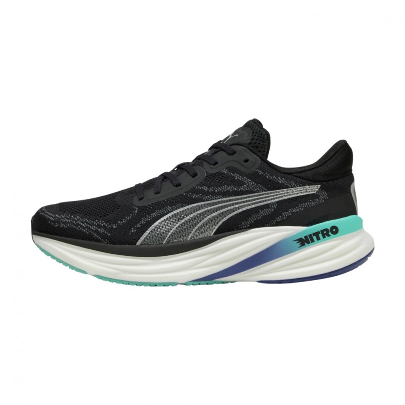 Scarpe da Ginnastica Puma Magnify Nitro 2 Nero Blu SS25