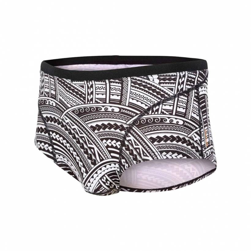 Zone3 Kona Speed Brief Zwart Wit Badpak
