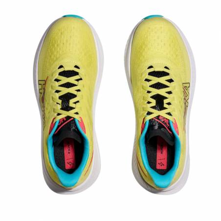 Hoka Mach 6 Shoe Yellow Blue SS25