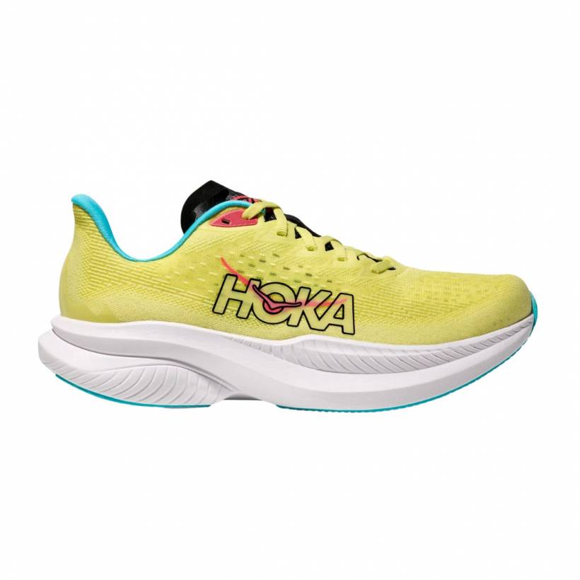 Hoka Mach 6 Shoes Yellow Blue SS25