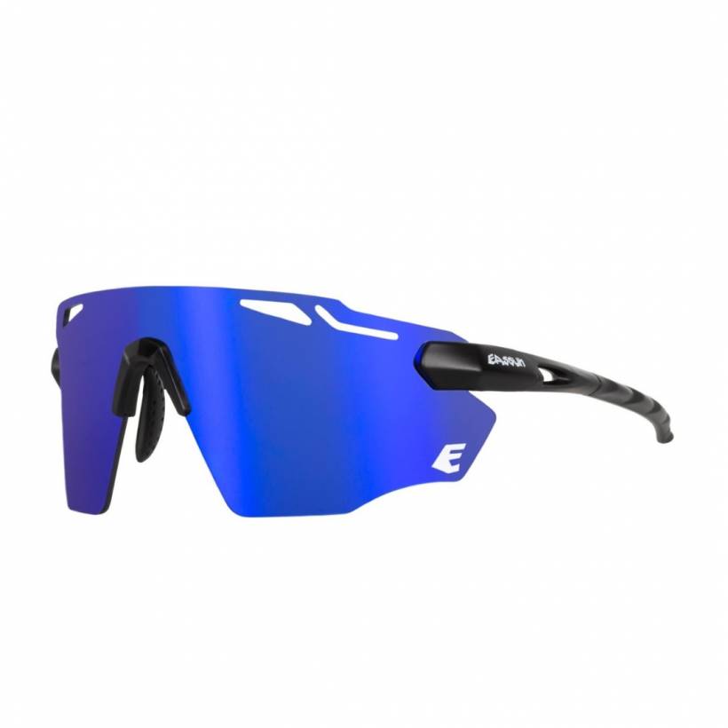 Lunettes Eassun Fartlek Noir Mat Verre Bleu