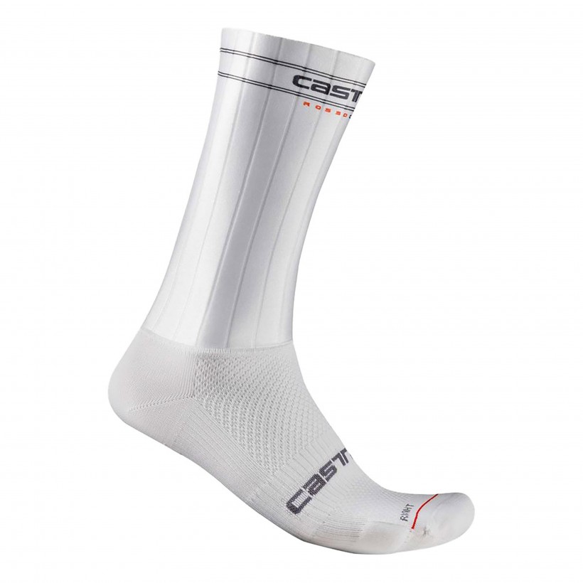 Calzini Castelli Fast Feet 3 Bianchi