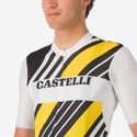 Castelli Heritage Zwart Wit Geel Trui