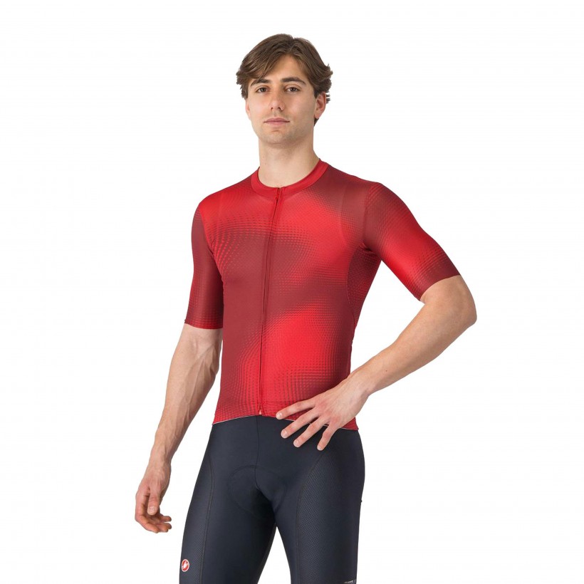 Maillot Castelli Vortice Rouge