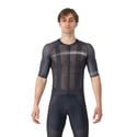Maillot Manica Corta Castelli Climber's A/C Nero Grigio Scuro