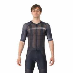 Castelli Climber's A/C korte mouw trui zwart donkergrijs