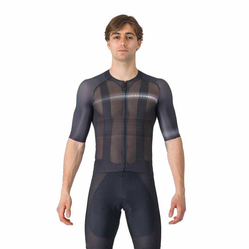 Koszulka z krótkim rękawem Castelli Climber's A/C Czarny Ciemnoszary