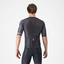 Maillot Manches Courtes Castelli Climber's A/C Noir Gris Foncé