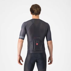 Maillot Manga Corta Castelli Climber's A/C Negro Gris Oscuro 2