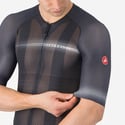 Maillot Manica Corta Castelli Climber's A/C Nero Grigio Scuro
