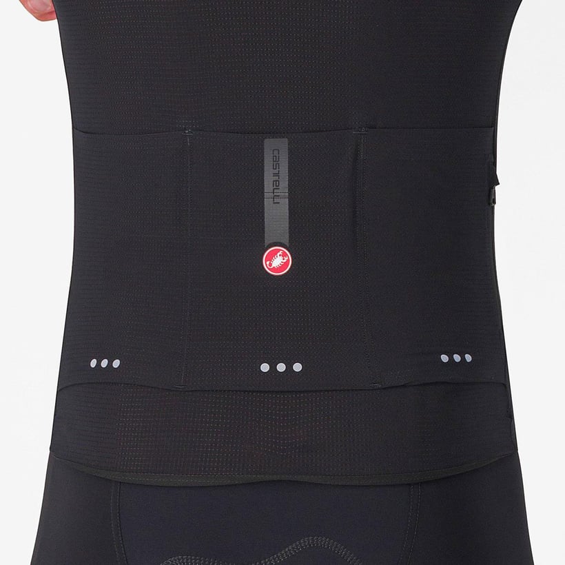 Maillot Manches Courtes Castelli Premio Evo Noir