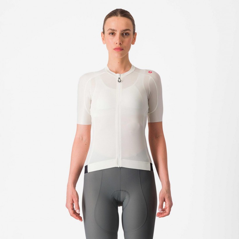 White Castelli Espresso Women's Jersey