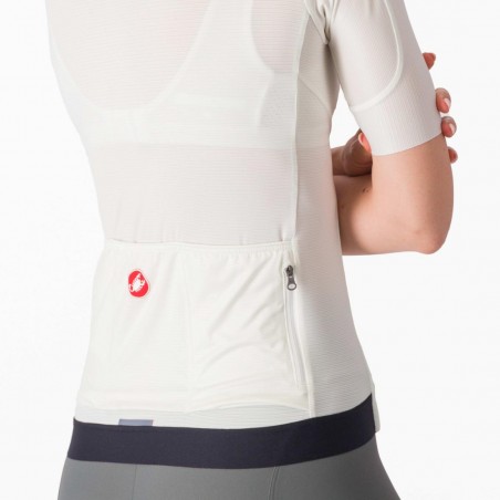 White Castelli Espresso Women's Jersey