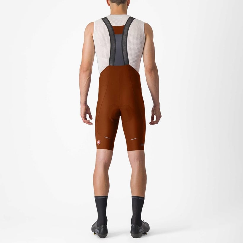 Castelli Espresso Trägershorts Dunkles Mokka