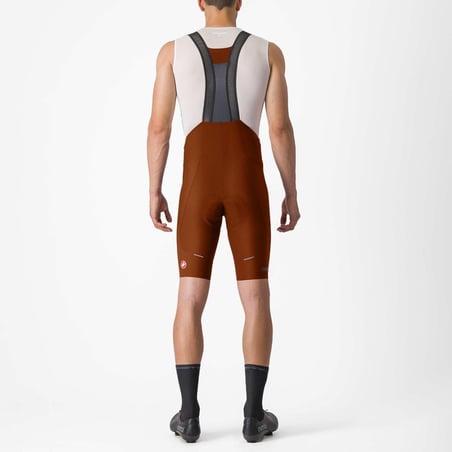 Castelli Espresso Trägershorts Dunkles Mokka