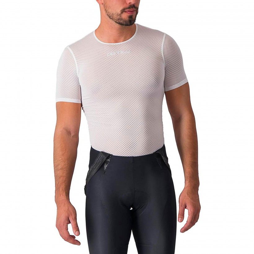 Maglia Intima Castelli Pro Mesh 2.0 Manica corta Bianca