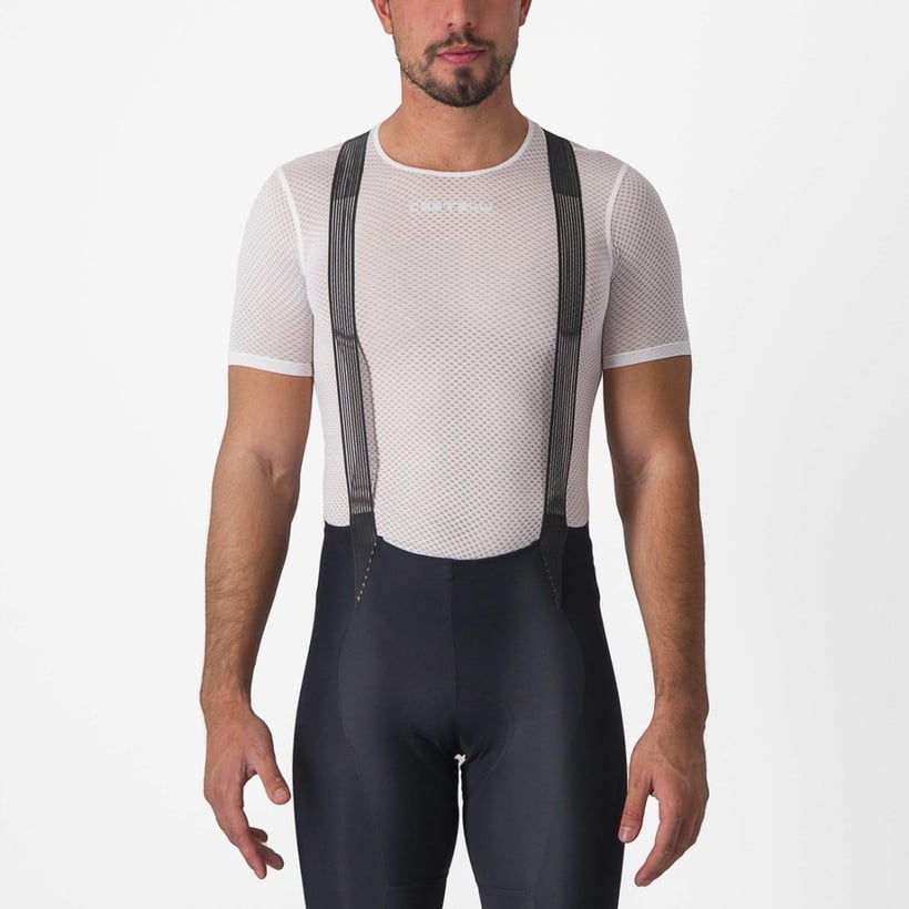 Castelli Pro Mesh 2.0 korte mouw basislaag wit