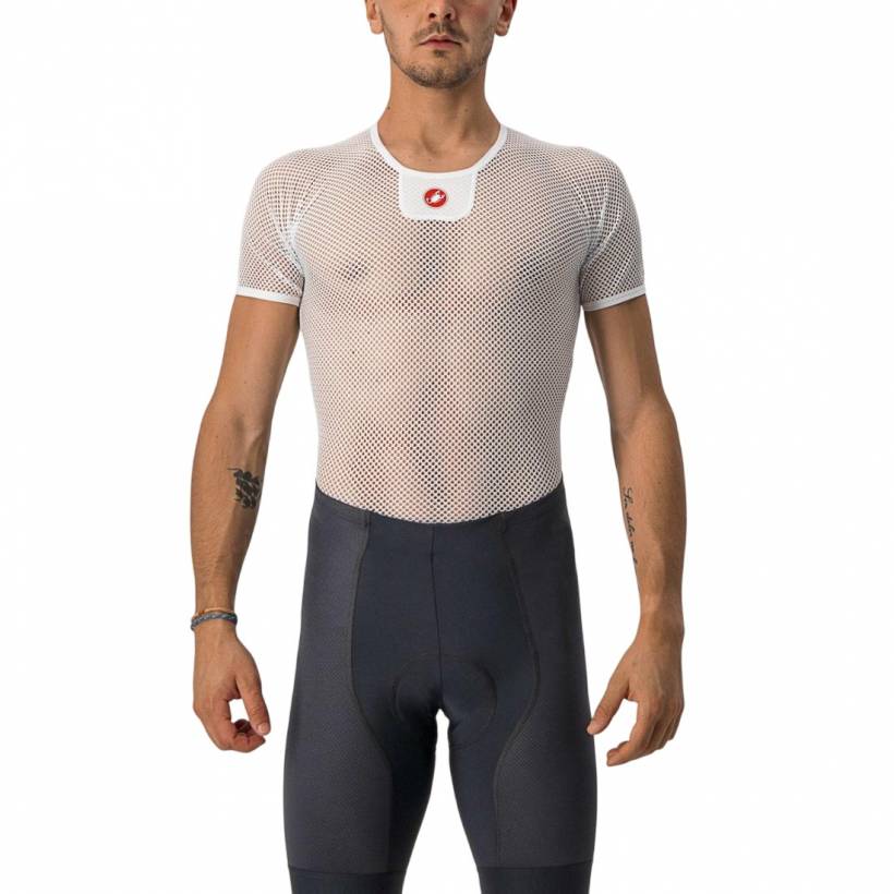 Camiseta Castelli Core Mesh 3 M/C Branco