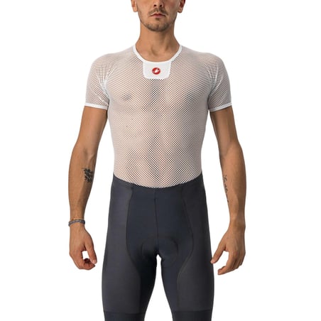 Castelli Core Mesh 3 M/C Wit T-shirt