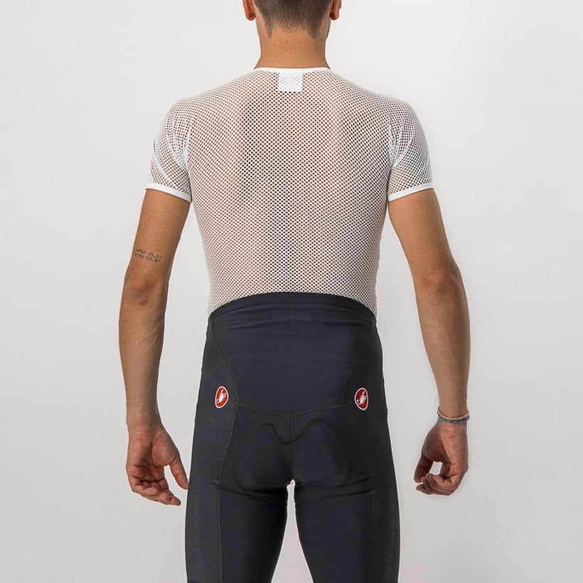 Castelli Core Mesh 3 M/C Weißes Shirt