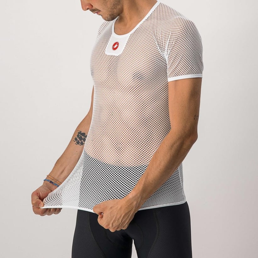 Castelli Core Mesh 3 M/C Wit T-shirt