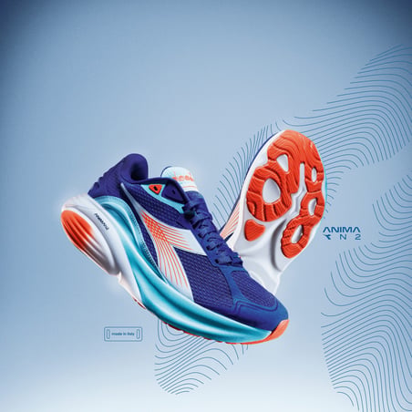Diadora Atomo Star Blue Orange Shoes SS25
