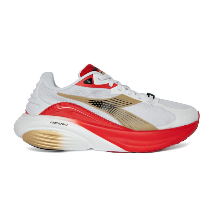 Buty Diadora Atomo Star Biało-Czerwone SS25