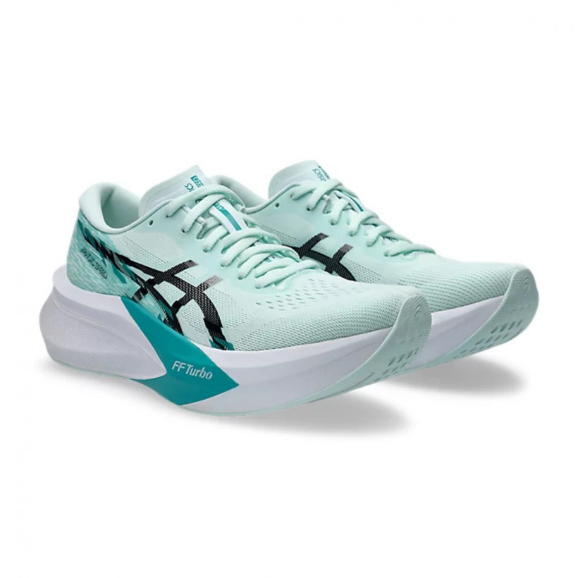 Asics Magic Speed 4 Green White SS25 Women's Shoes