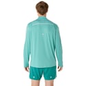 Felpa Asics Road Lite-Show 1/2 Zip Azzurro Chiaro