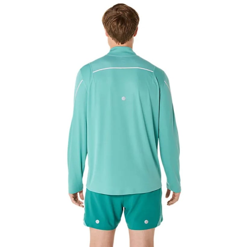 Felpa Asics Road Lite-Show 1/2 Zip Azzurro Chiaro