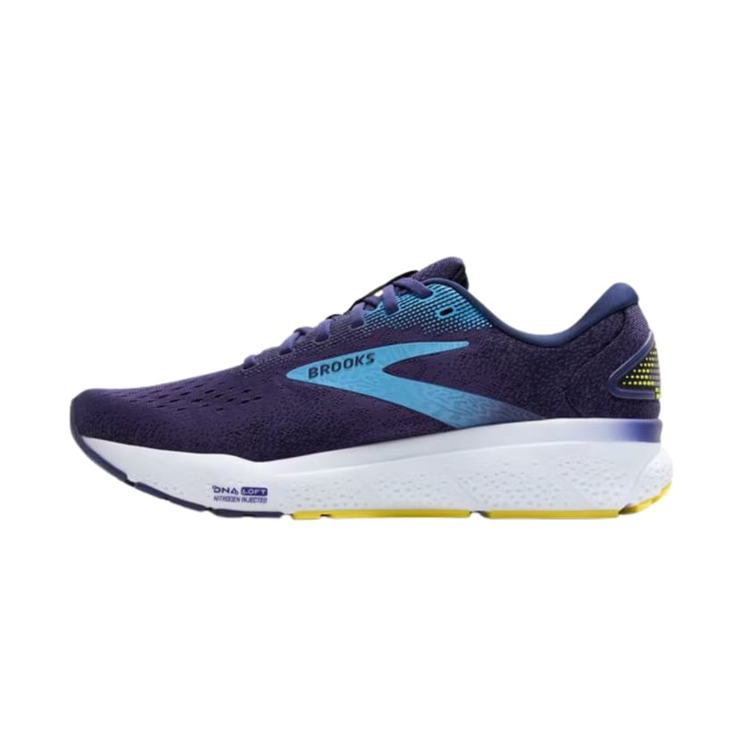 Brooks Ghost 16 Shoes Blue Yellow SS25