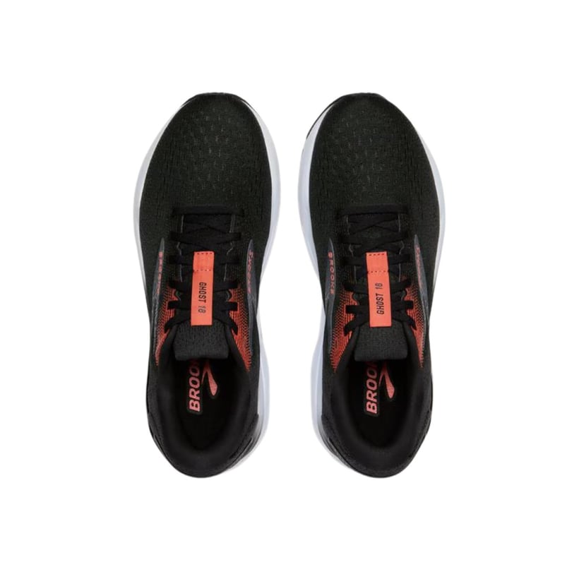 Chaussures Brooks Ghost 16 Noir Rouge SS25