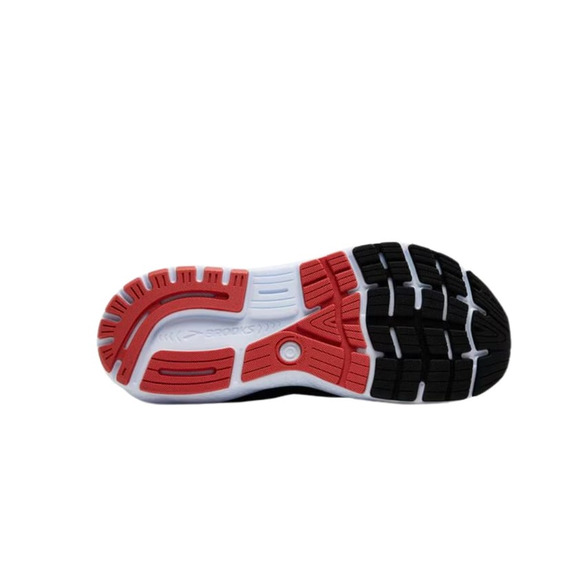 Chaussures Brooks Ghost 16 Noir Rouge SS25