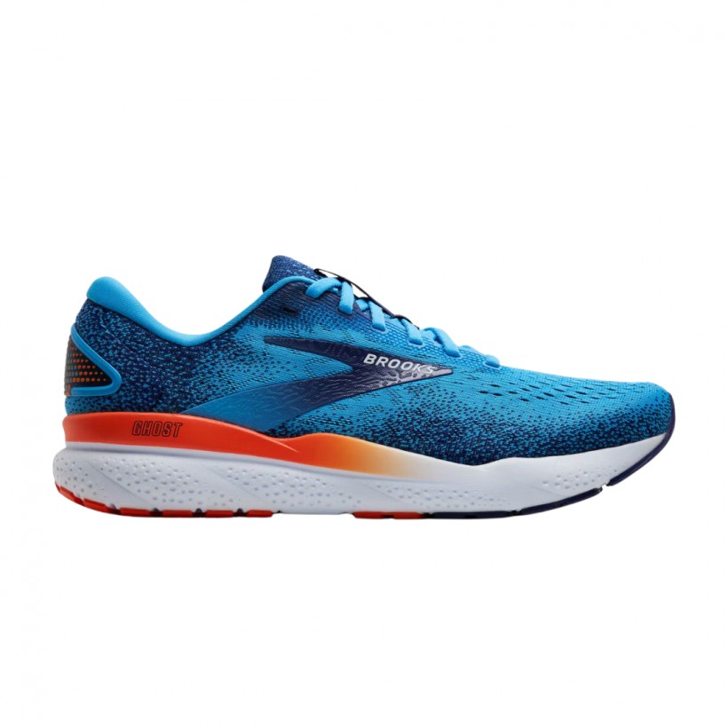 Brooks Ghost 16 Schuhe Blau Orange SS25