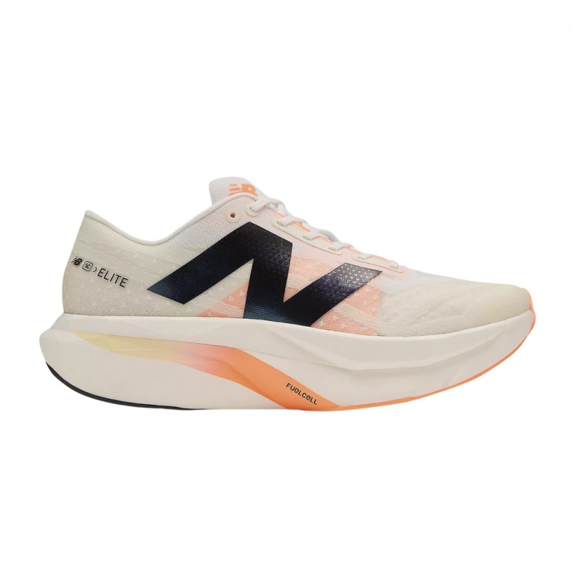 Chaussures New Balance FuelCell SuperComp Elite v4 Blanc Orange SS25