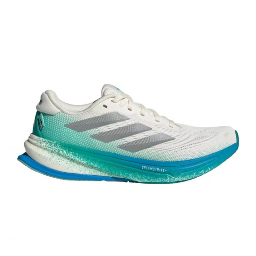 Zapatillas Adidas Supernova Rise 2 Berlin Marathon Blanco Verde SS25 Mujer