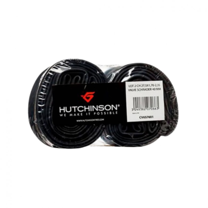 Confezione 2 Camere d'Aria Hutchinson 700x28-35 Valvola Schrader 40 mm