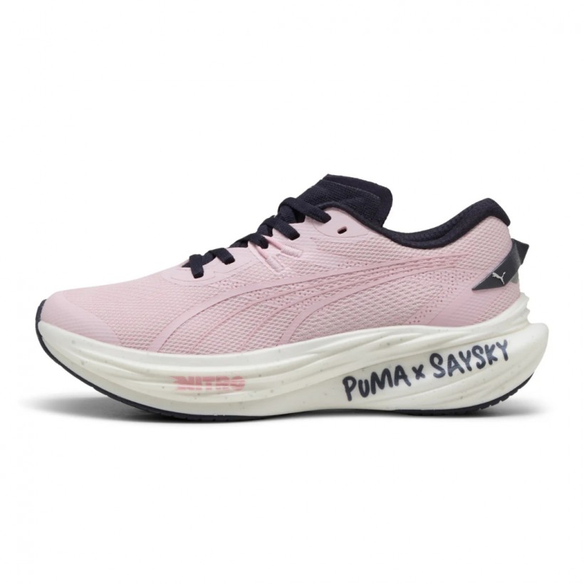 Scarpe Puma x SAYSKY Deviate Nitro 3 Rosa Nero SS25