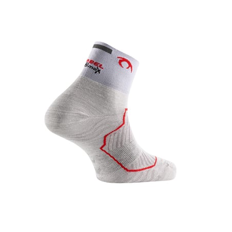 Lurbel Race Three Socks Ice Gray Red