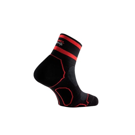 Meias Lurbel Desafio Spirit Four Preto Vermelho