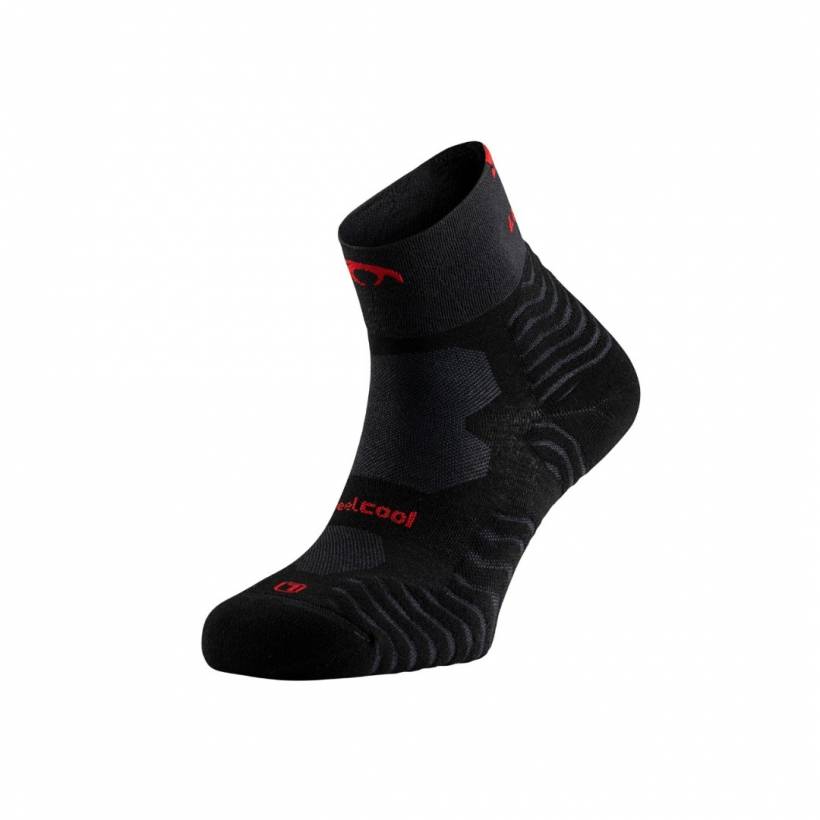 Calzini Lurbel Stone Pro Four Nero Rosso