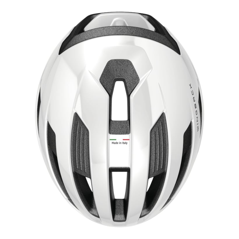 Capacete Abus WingBack Branco Preto