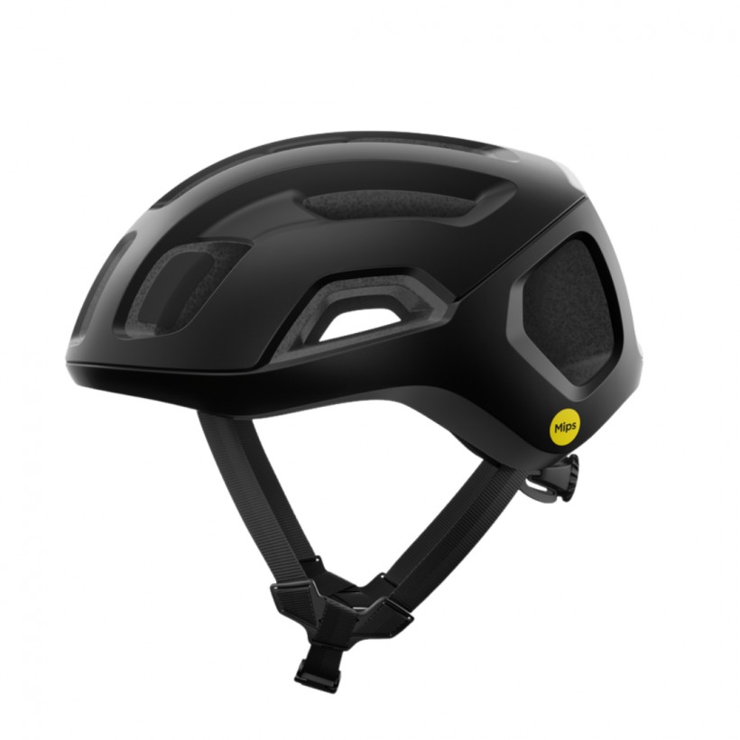 Capacete POC Ventral Air MIPS Preto Fosco Branco