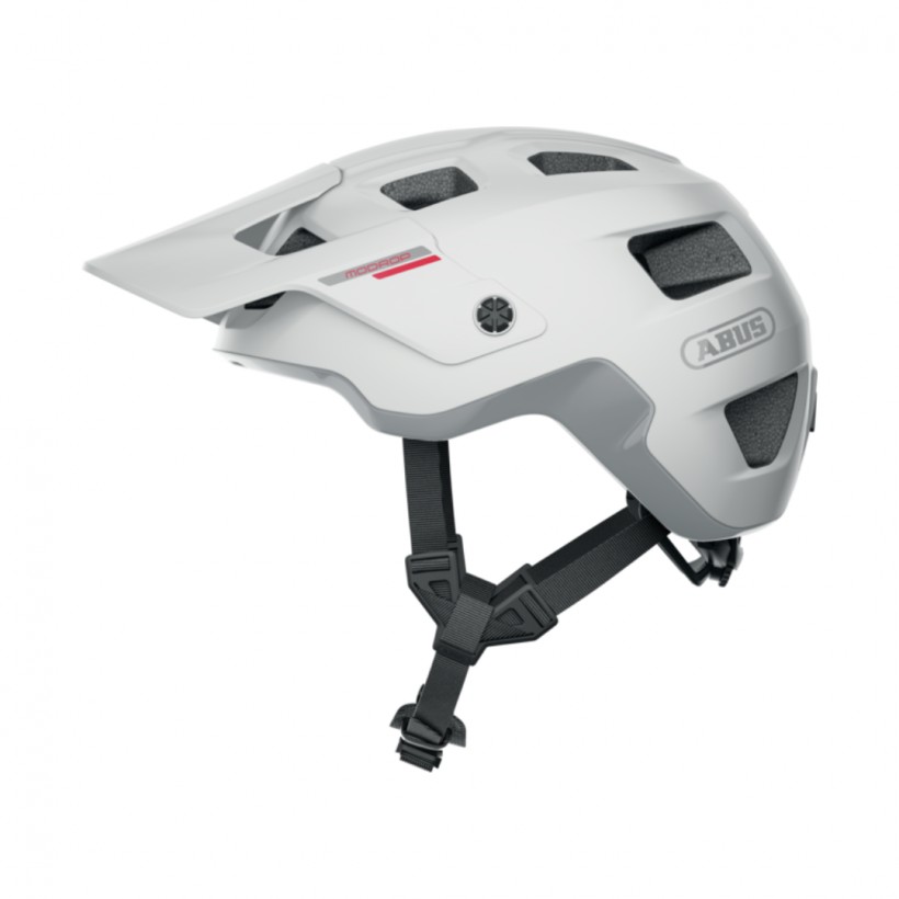Abus Modrop Polar White Helmet