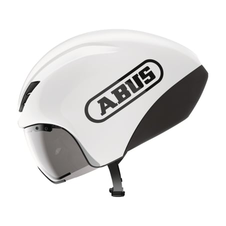 Helm Abus Gamechanger TT 1.1 Shiny White