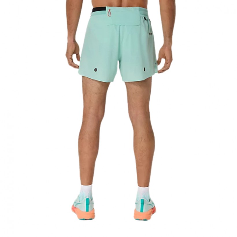 Asics Metarun 5in Short Green