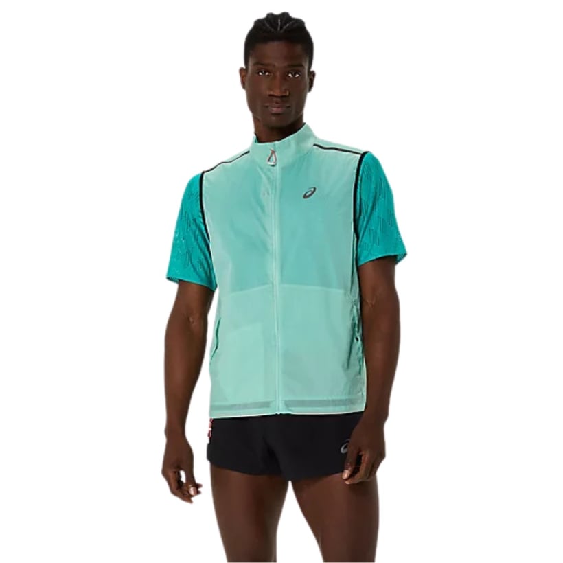 Green Asics Metarun Packable Vest