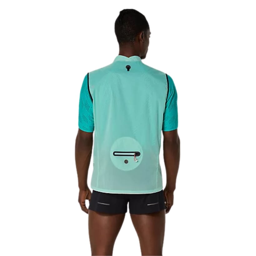 Green Asics Metarun Packable Vest