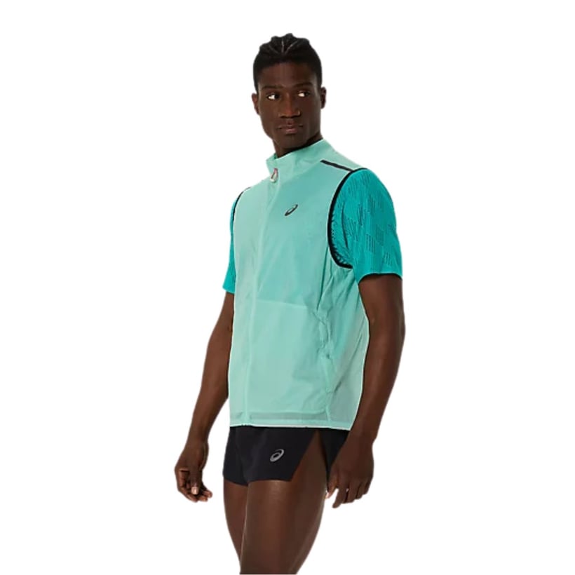 Chaleco Asics Metarun Packable Verde