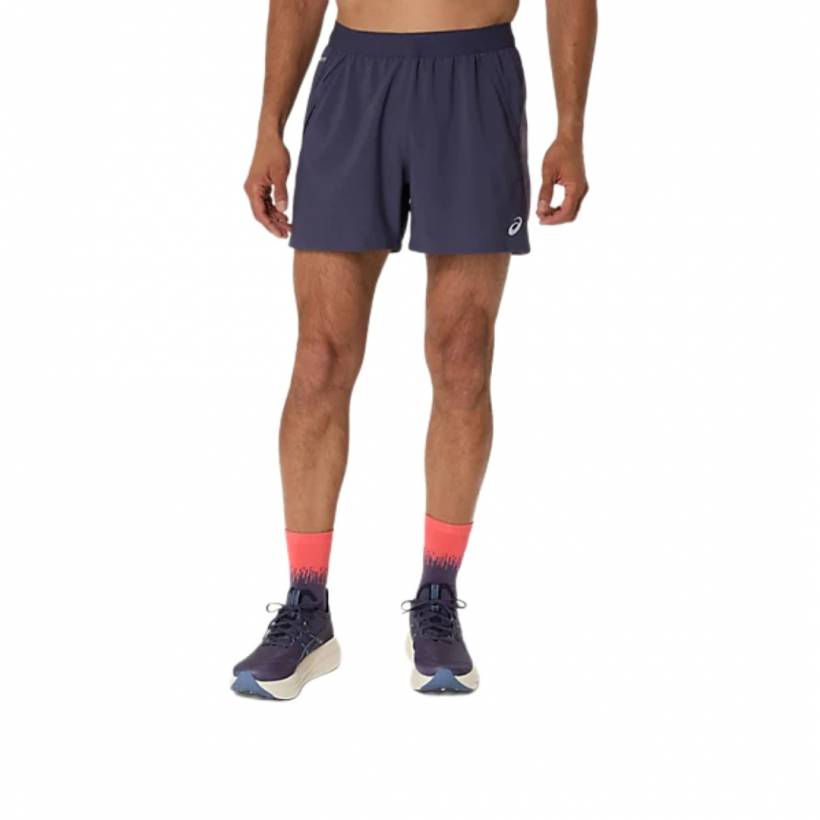 Pantaloncini Asics Road 5in Short Blu